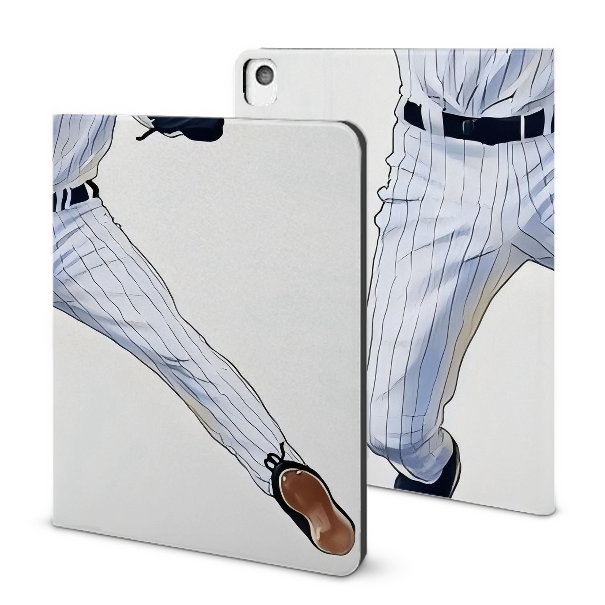 Derek Jeter 17 IPad Book-Style Case With Pencil Slot – Slim PU & TPU Cover – Full Protection, Precise Fit, Water & Scratch Resistant
